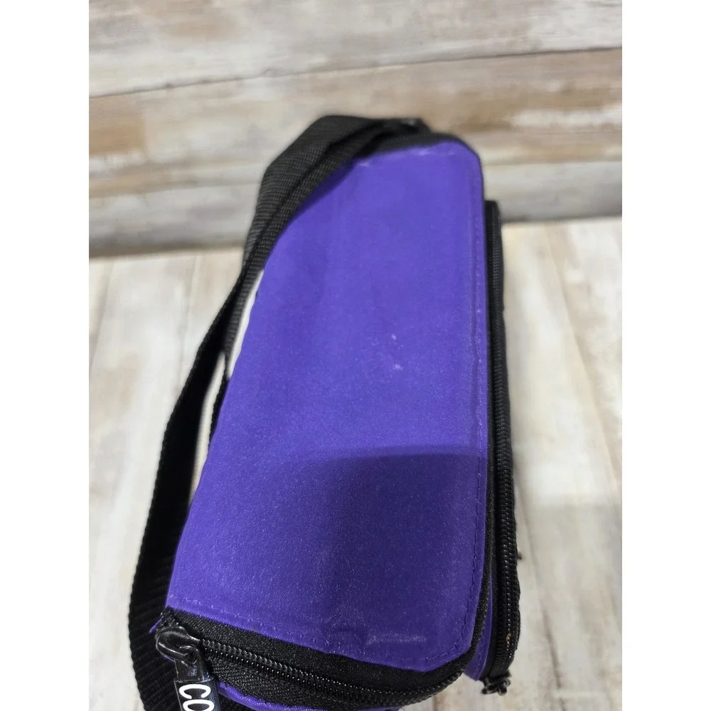 Arctic Zone Insulated Lunch & More Bag Purple Dual Compartment Vintage Cooler